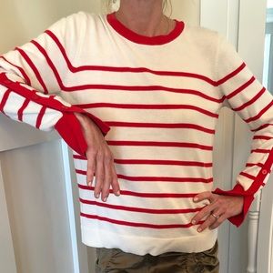 Loft striped sweater - small perfect for 4th July